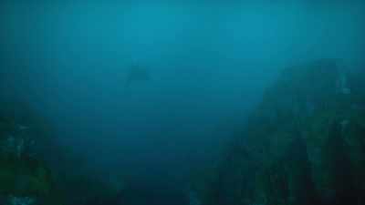And that is where the mosasaur is waiting. - Prehistoric Planet