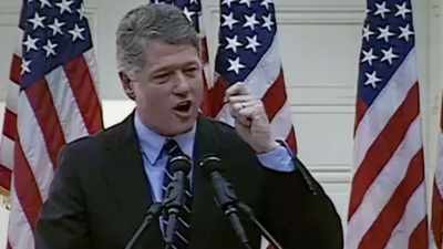 And that is why today
I proudly announce - The Clinton Affair