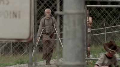 And that's when Carl says,
"We have to--" - The Walking Dead: The Return