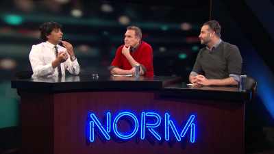 And that's just from seeing...
lost the husband, - Norm Macdonald Has a Show