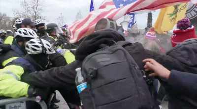 And that's when the gas
grenades started going off. - Four Hours at the Capitol