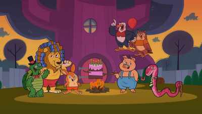 And that's when the nightmare
started." - Total DramaRama