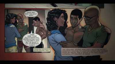 And that's what Saladin
and especially Javier in creating-- - Marvel's 616