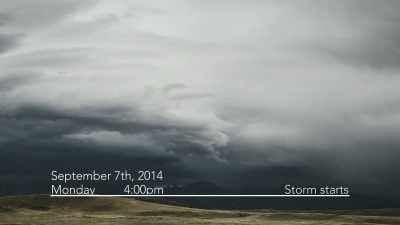 And that's
when the storm starts. - Missing 411: The Hunted