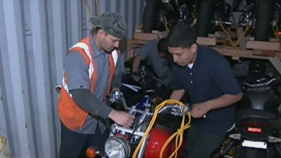 And that's where we would
store the motorcycles, - FBI TRUE