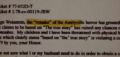 And that's why he
was denied parole. - Amityville: An Origin Story