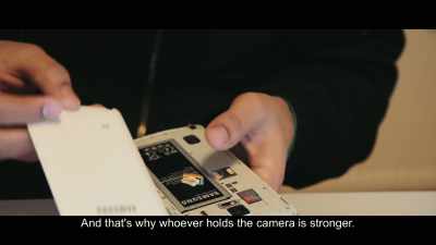 And that's why whoever holds
the camera is stronger. - City of Ghosts