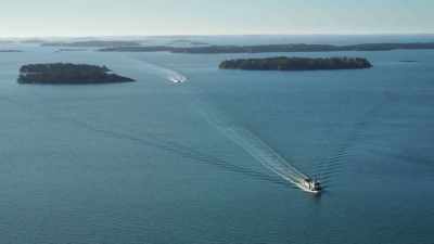 And the archipelago
becomes the perfect race course - Wild Nordic