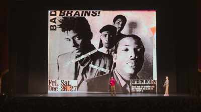 And the Bad Brains were playing this show - Beastie Boys Story