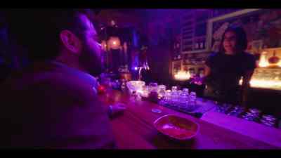 - And the bartender said
it was last call, - Laid