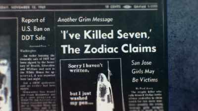 And the big problem with
the serial killer story - Myth of the Zodiac Killer