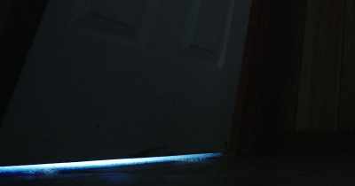 And the bottom frame
of the door - The House in Between