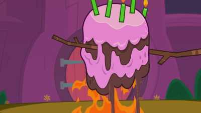 And the cake was sour
and mushy!" - Total DramaRama