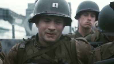 And the difference
between standing around
before we're shooting - Spielberg
