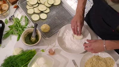 And the focaccia is a great breading, - Cook at all Costs