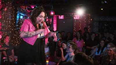 And the… the camera panned on the shit - Liza Treyger: Night Owl