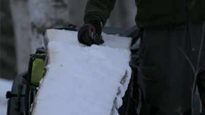 And the idea is,
I want to build a meat cache - Life Below Zero: Next Generation