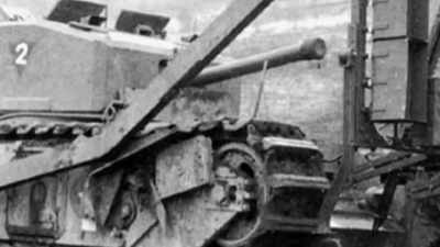 And the idea is the tank would approach the defense, - The Buildings That Fought Hitler