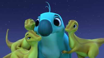 And the important thing is
for Rebel to be happy, - Dino Ranch