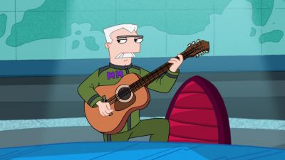 -♪ And the kitty goes... ♪
-[meows] - Phineas and Ferb