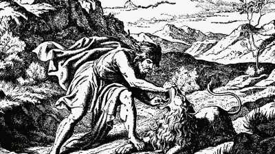 And the meaning behind that is that Samson
was very strong. - Jews of the Wild West