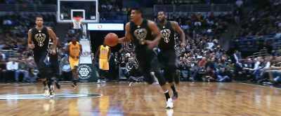 And the one-handed jam. - Giannis: The Marvelous Journey