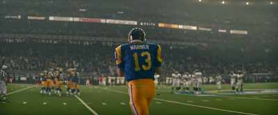 And the Rams
with their new quarterback,
Kurt Warner, - American Underdog