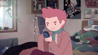 "And the random dude is
probably Marshall Lee." - Adventure Time: Fionna & Cake