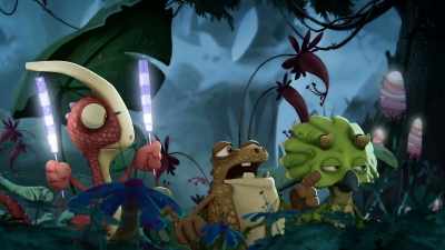 And if the raptors were scared,
imagine how Bill would be if he saw it! - Gigantosaurus