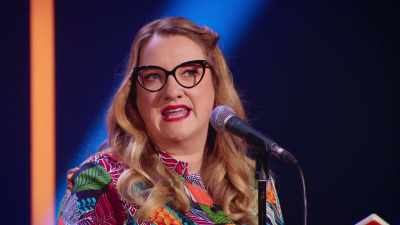 And the reason
they're all skin related - Sarah Millican: Bobby Dazzler
