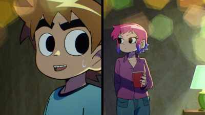 And the same guy played Sonic
in both shows. - Scott Pilgrim Takes Off
