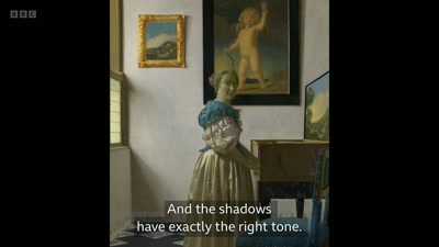 And the shadows
have exactly the right tone. - Close to Vermeer