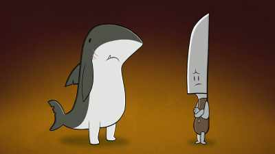 And the shark guy said, uh, he said... - The Epic Tales of Captain Underpants