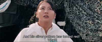And the silver pattern on his torso
has turned red! Why? - Shin Ultraman