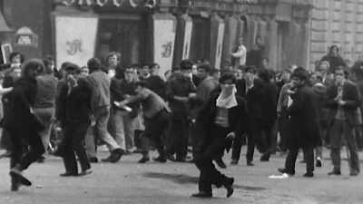 And the streets
became a battleground, - Days of Rage: The Rolling Stones' Road to Altamont