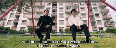 And the subterranean Kaiju was designed
to feed on nuclear waste. - Shin Ultraman