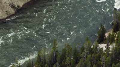 And the sudden
overflow drains through - Yellowstone: One-Fifty