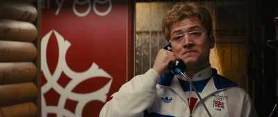 And the very minute that
90 meter competition starts - Eddie the Eagle