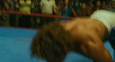 And the winner
by disqualification,
Kevin Von Erich. - The Iron Claw