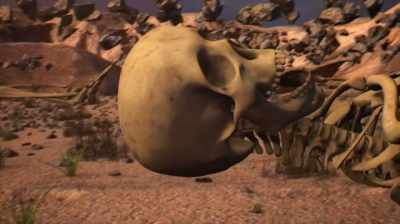 And their heads pointing south - Dead Sea Scrolls: The Doomsday Prophecy