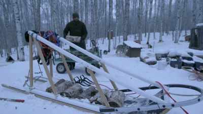 And then my 200 pound body. - Life Below Zero: Next Generation