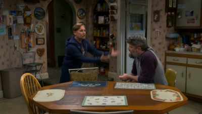 And then a big spoon comes in
and scoops me up, - The Conners