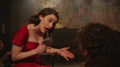 "And then a prince
climbed up the side, - The Marvelous Mrs. Maisel