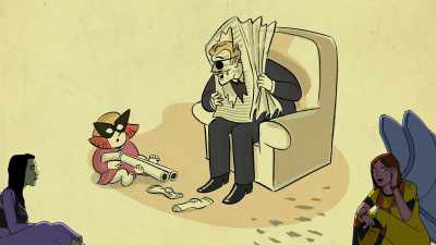 And then
after a while, - Birdgirl
