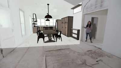And then along this wall here,
we're going to have - Fixer Upper: Behind the Design