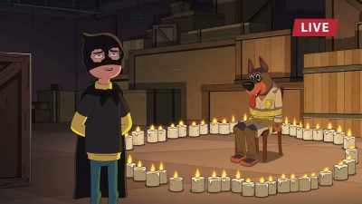 And then anyone who was falling
in love with mcsnuff - Grimsburg