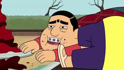 And then we ate half of it, - Victor and Valentino