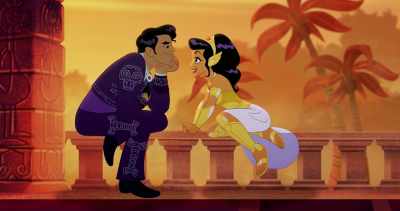 And then, boom,
I am face to face to face to face - Legend of the Three Caballeros
