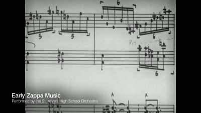 And then didn't try writing
any rock and roll - Zappa