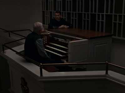 And then he does his spiel,
introduces the Governor, - First Reformed